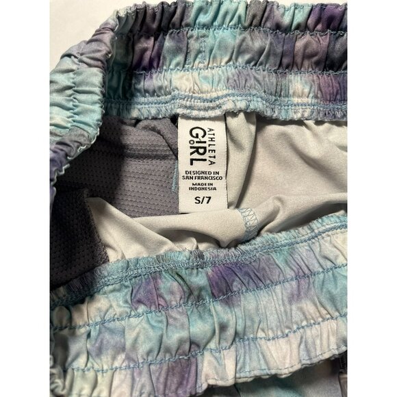 Athleta Girls Tie-Dye Athletic Shorts Size S/7 - Picture 9 of 9